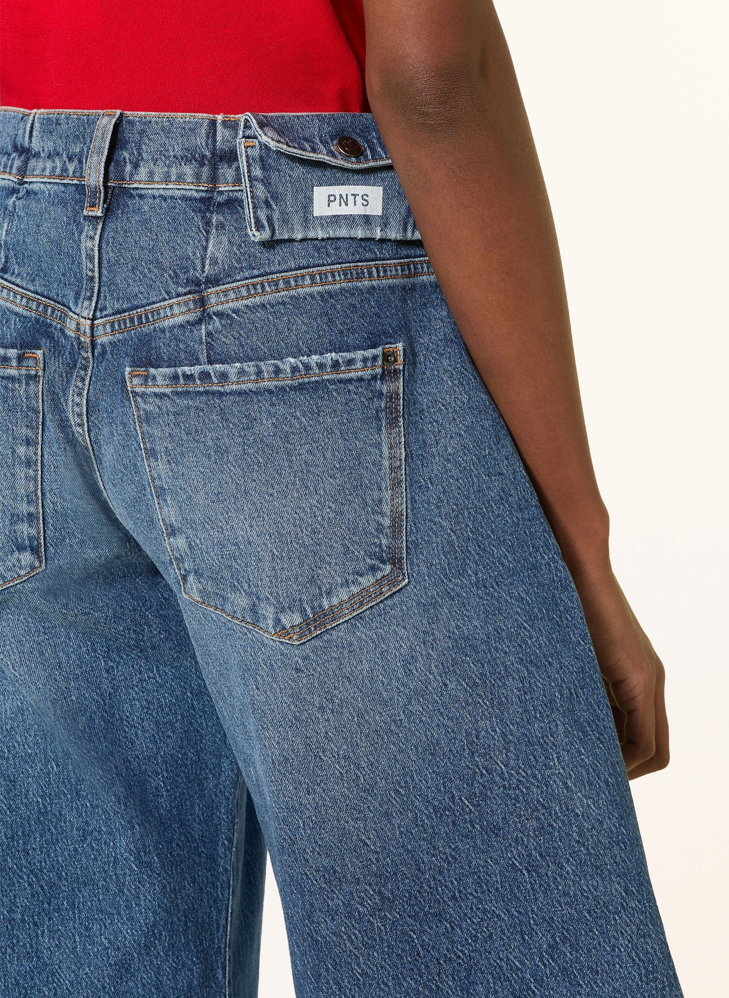 The O Shape Jeans Mid blue