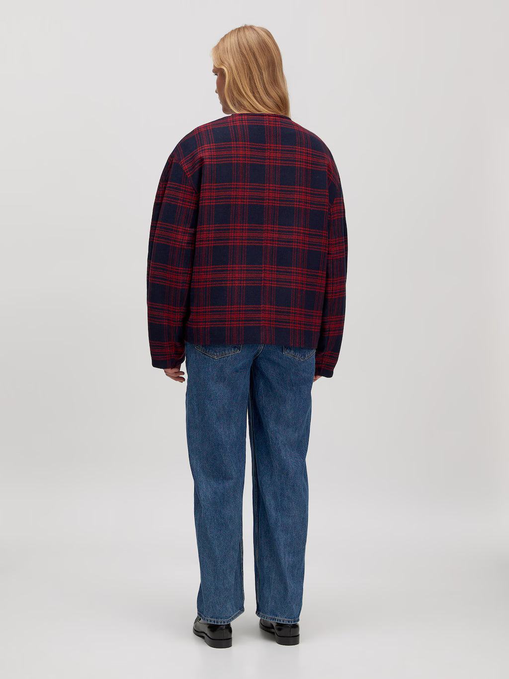 Aino wool jacket Checks
