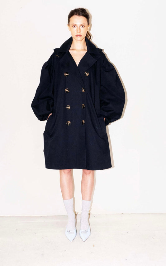 Royal raindrop trenchcoat Navy