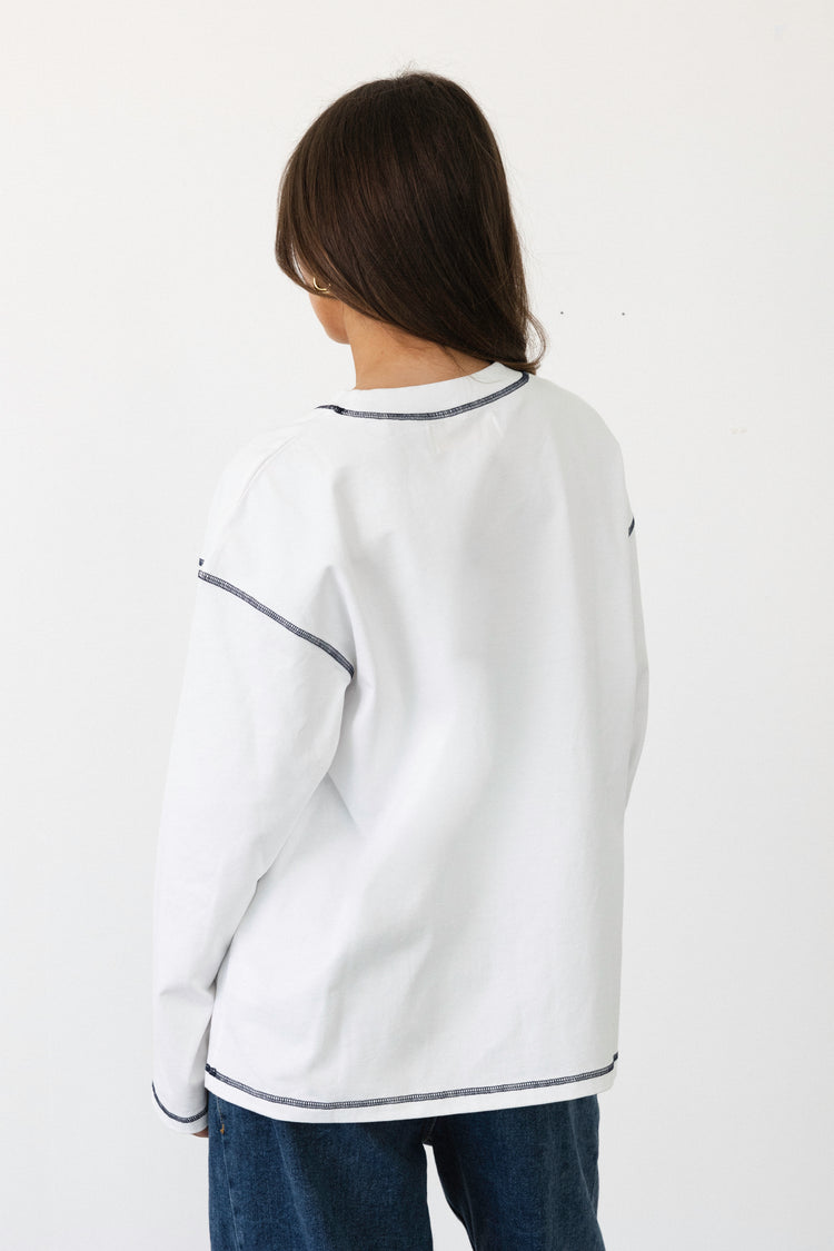 Gin Tonic long sleeve White