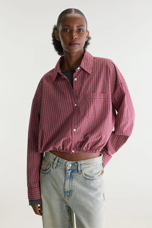 Gemma Shirt Check Red