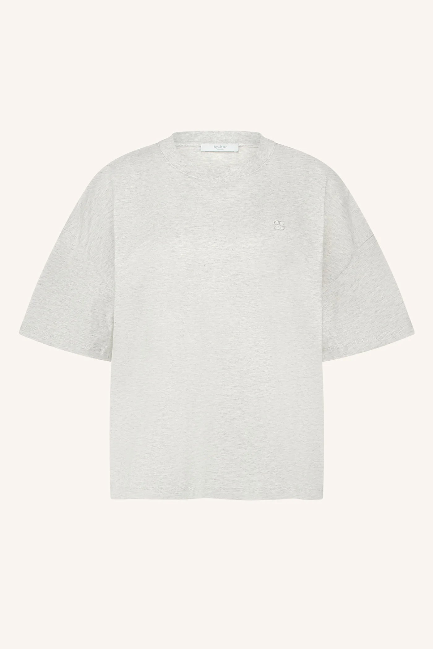 Jade logo t-shirt Light grey melee