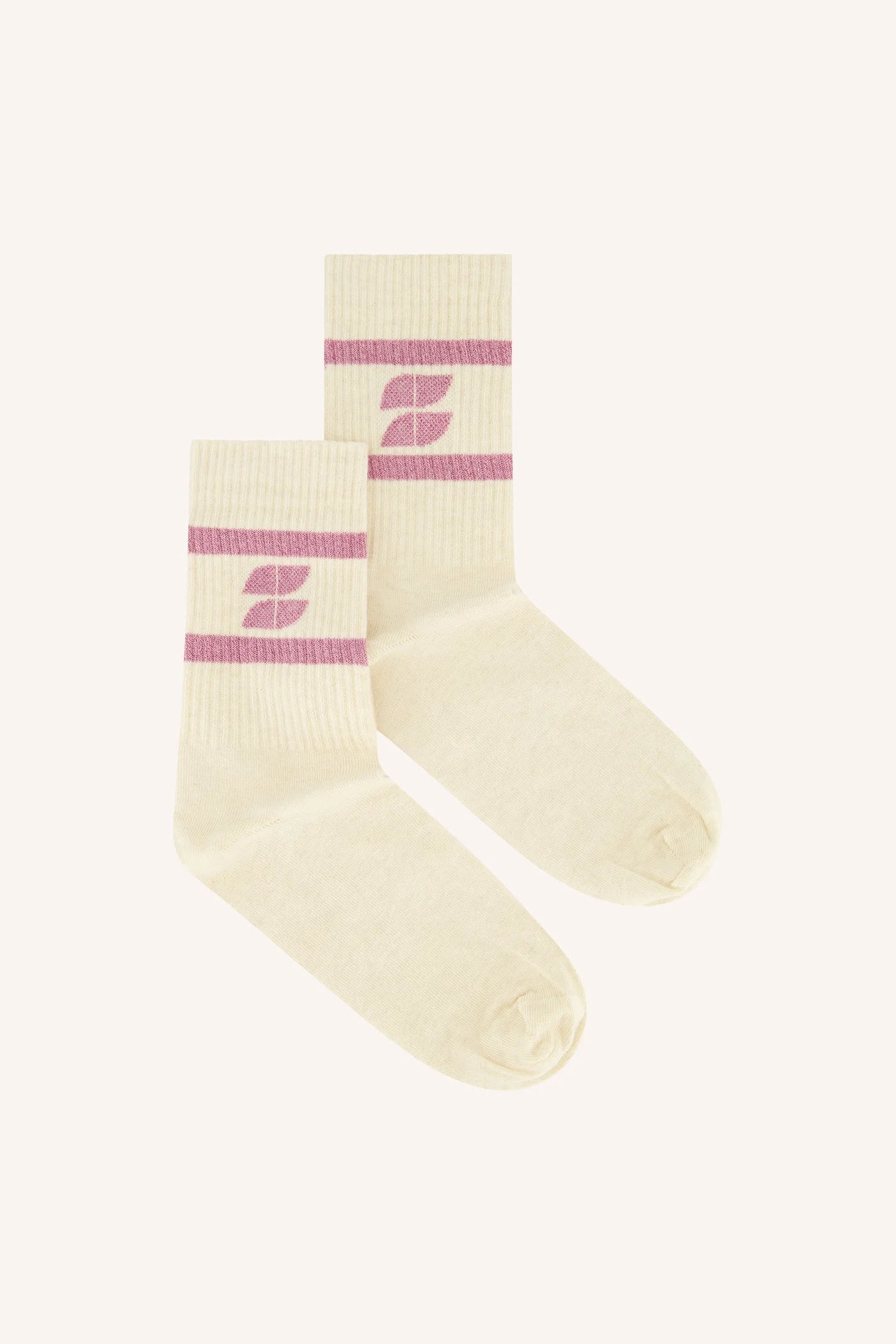 Logo sparkle socks Ash rose