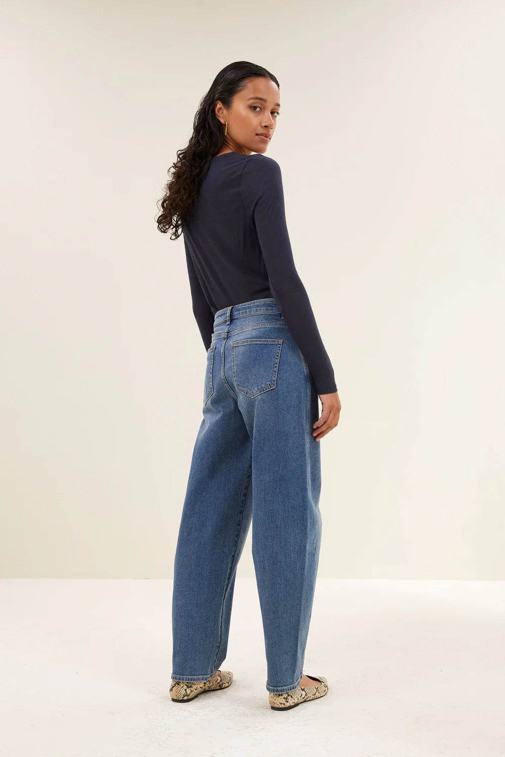 Basic wool top Midnight