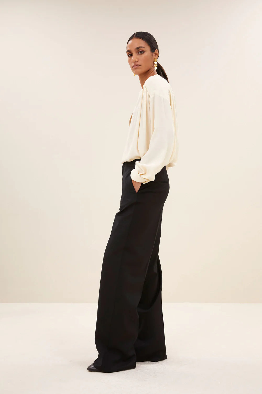 Meja viscose blouse Cream
