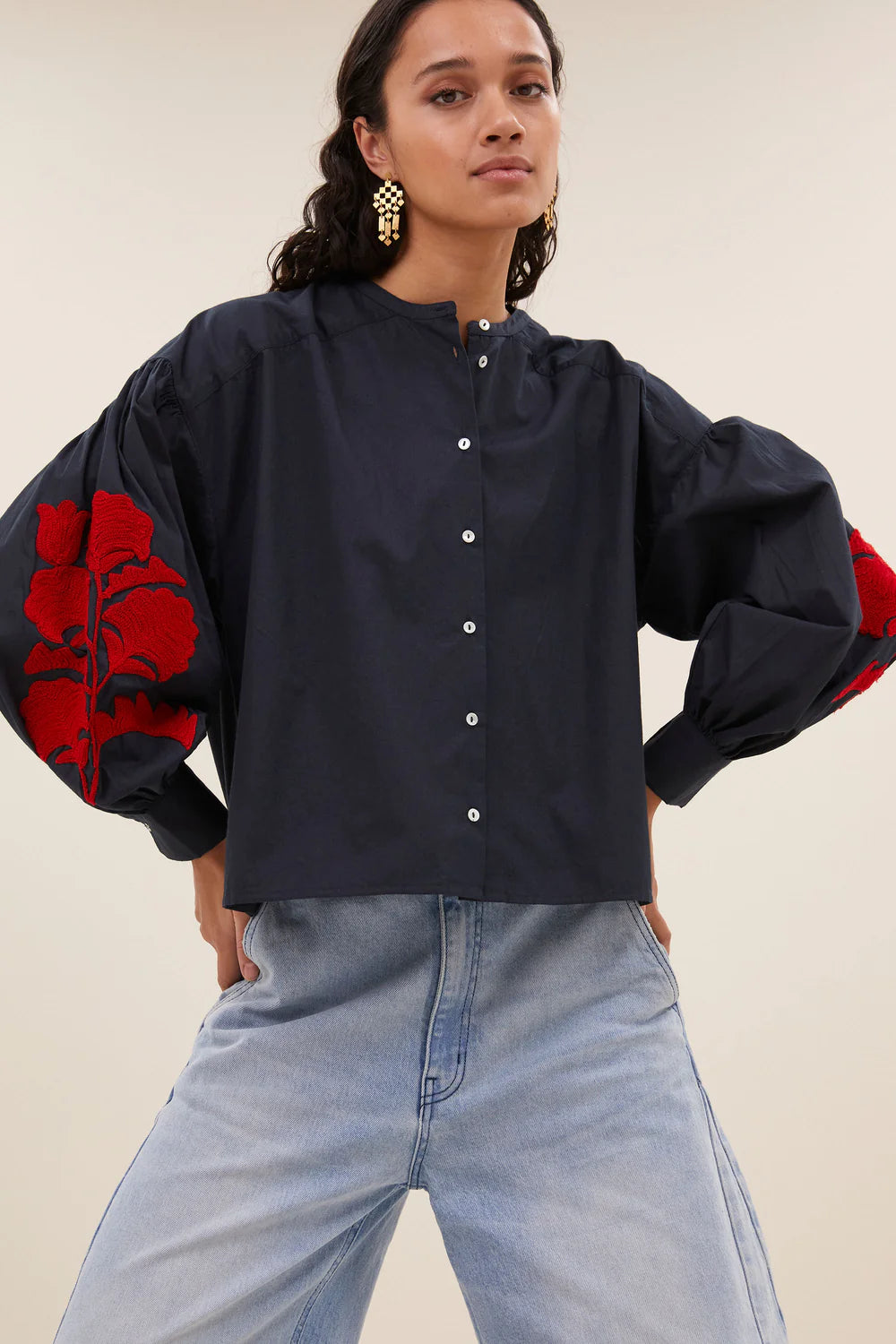 Janet blouse Midnight