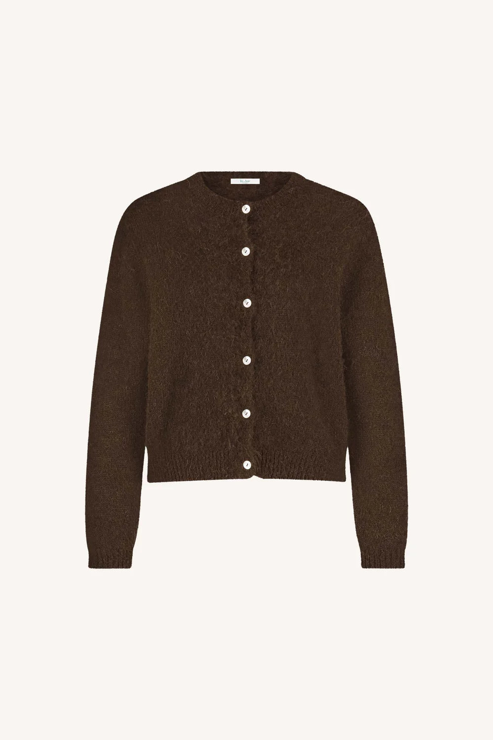 Cleo natural cardigan Deep brown