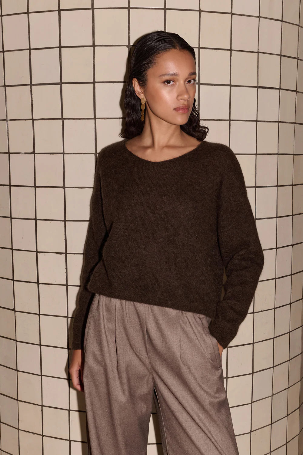Liv pullover Cafe noir