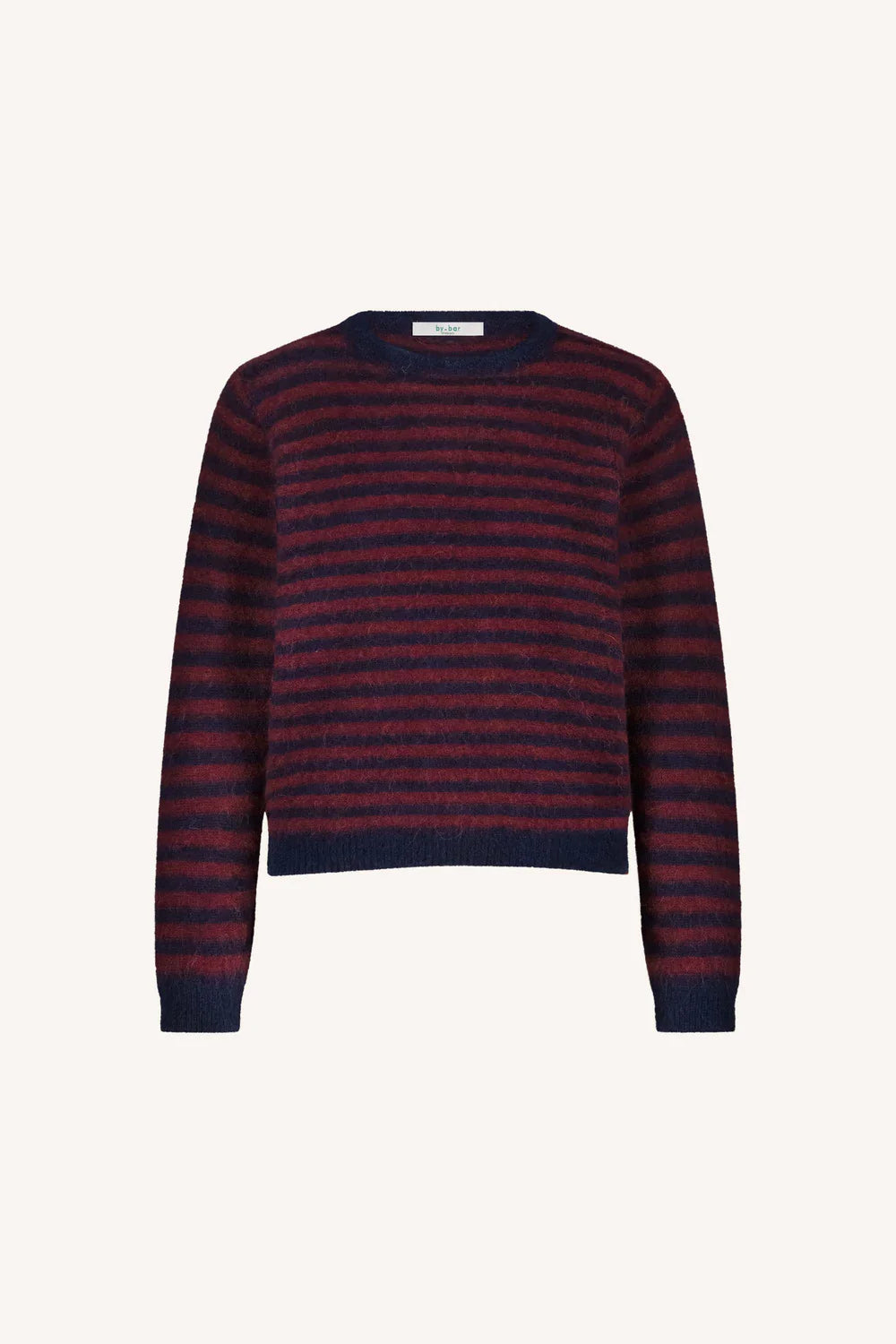Gwen thin stripe pullover Wine thin stripe