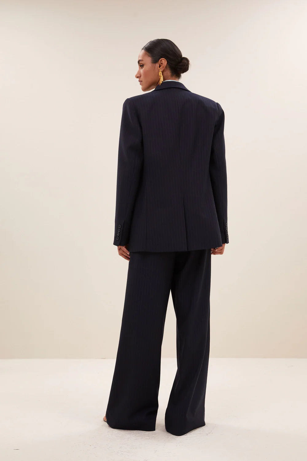 Jill pinstripe blazer Midnight