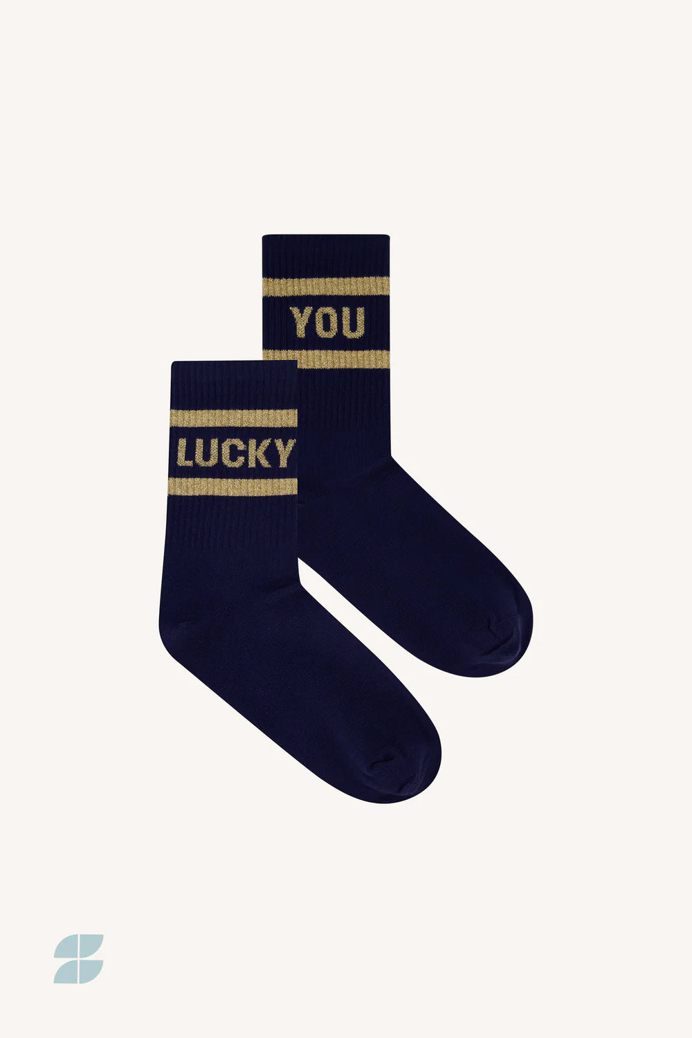 Lucky Socks Navy/Gold