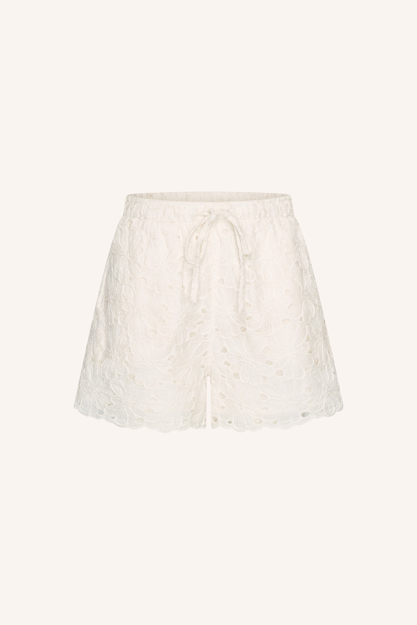 Isa Flower Short Ecru