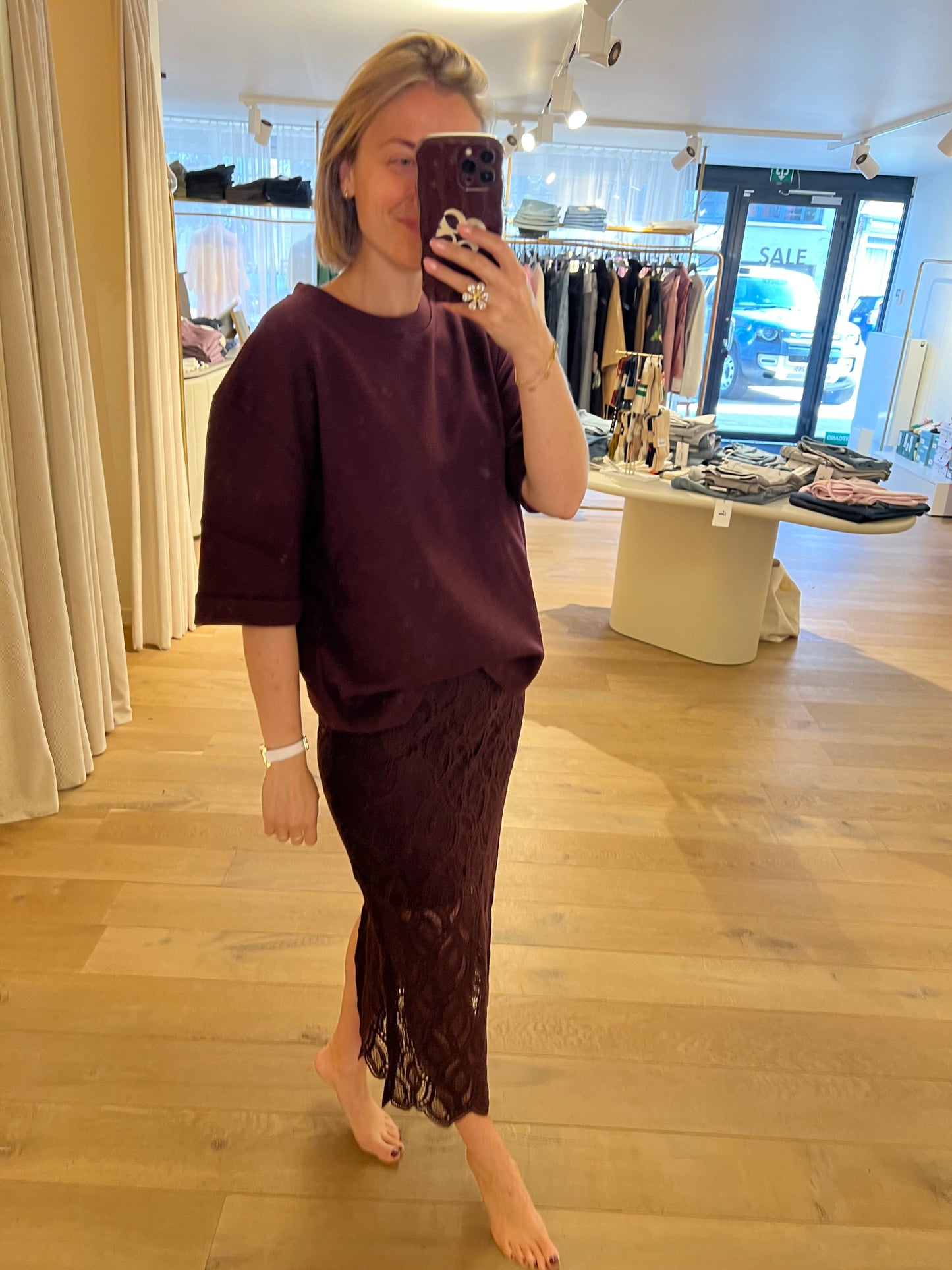 Garance Tee Burgundy