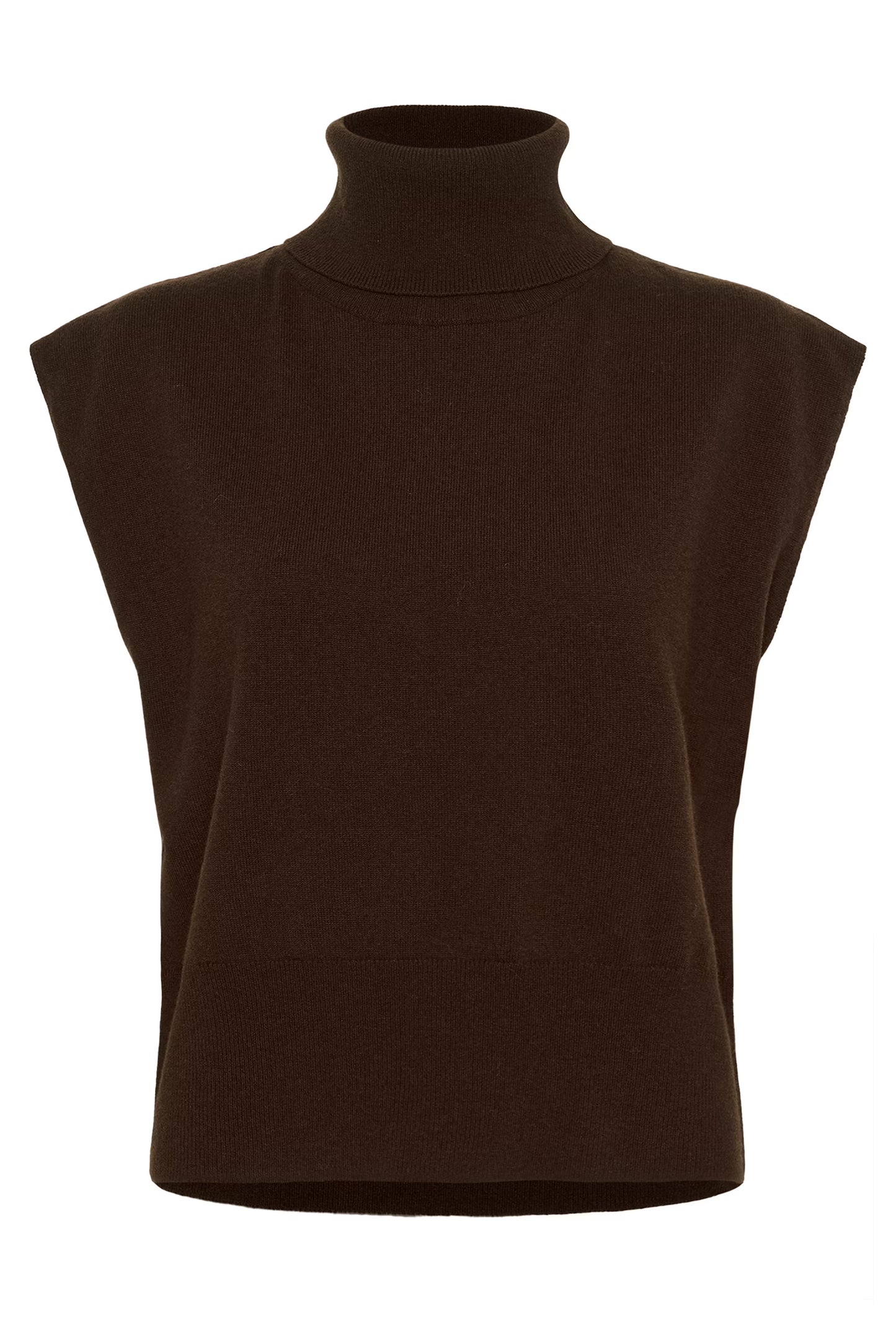 GZmanzi waistcoat Deep burnt brown
