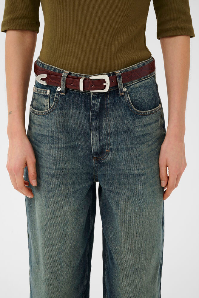 GZsuva patent belt Brown