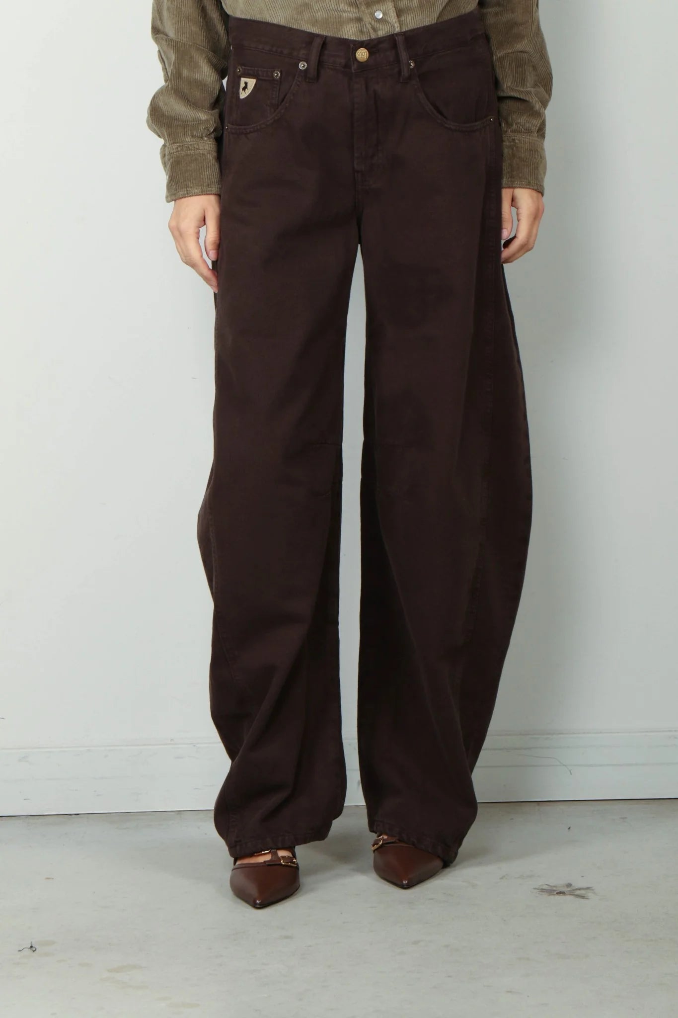 Aliana jeans Chocolate brown