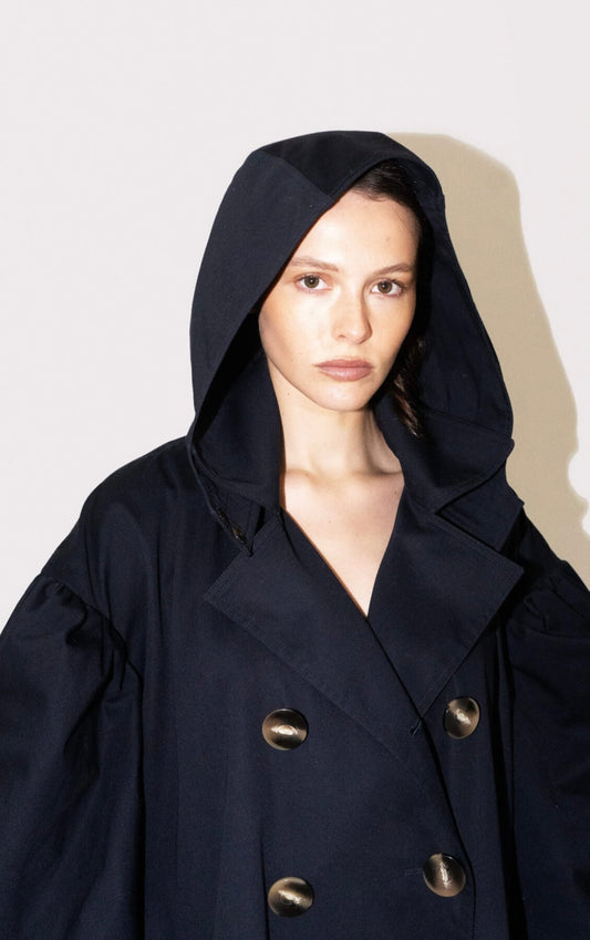Royal raindrop trenchcoat Navy