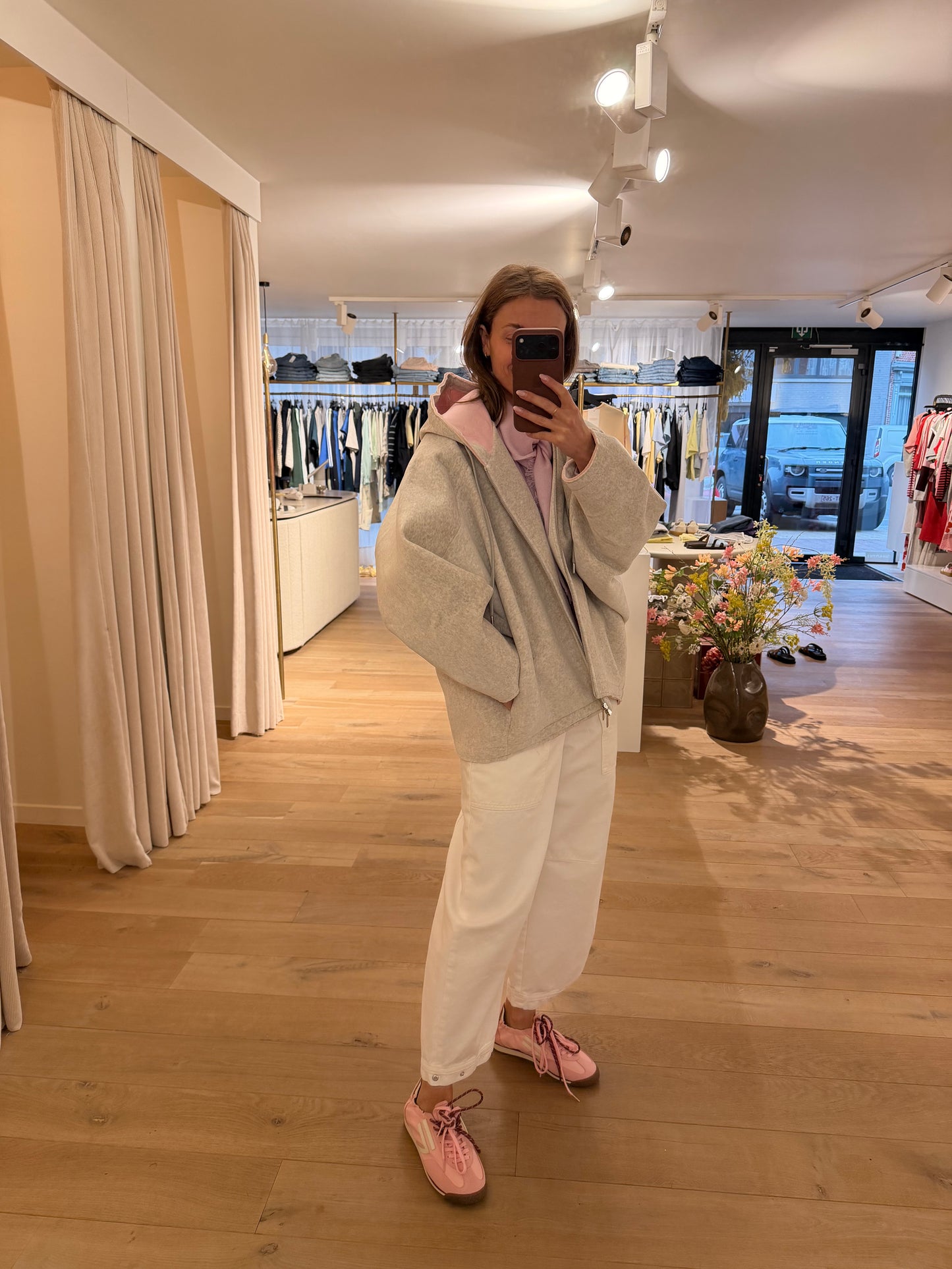 Chamberi Jacket Grey-Pink