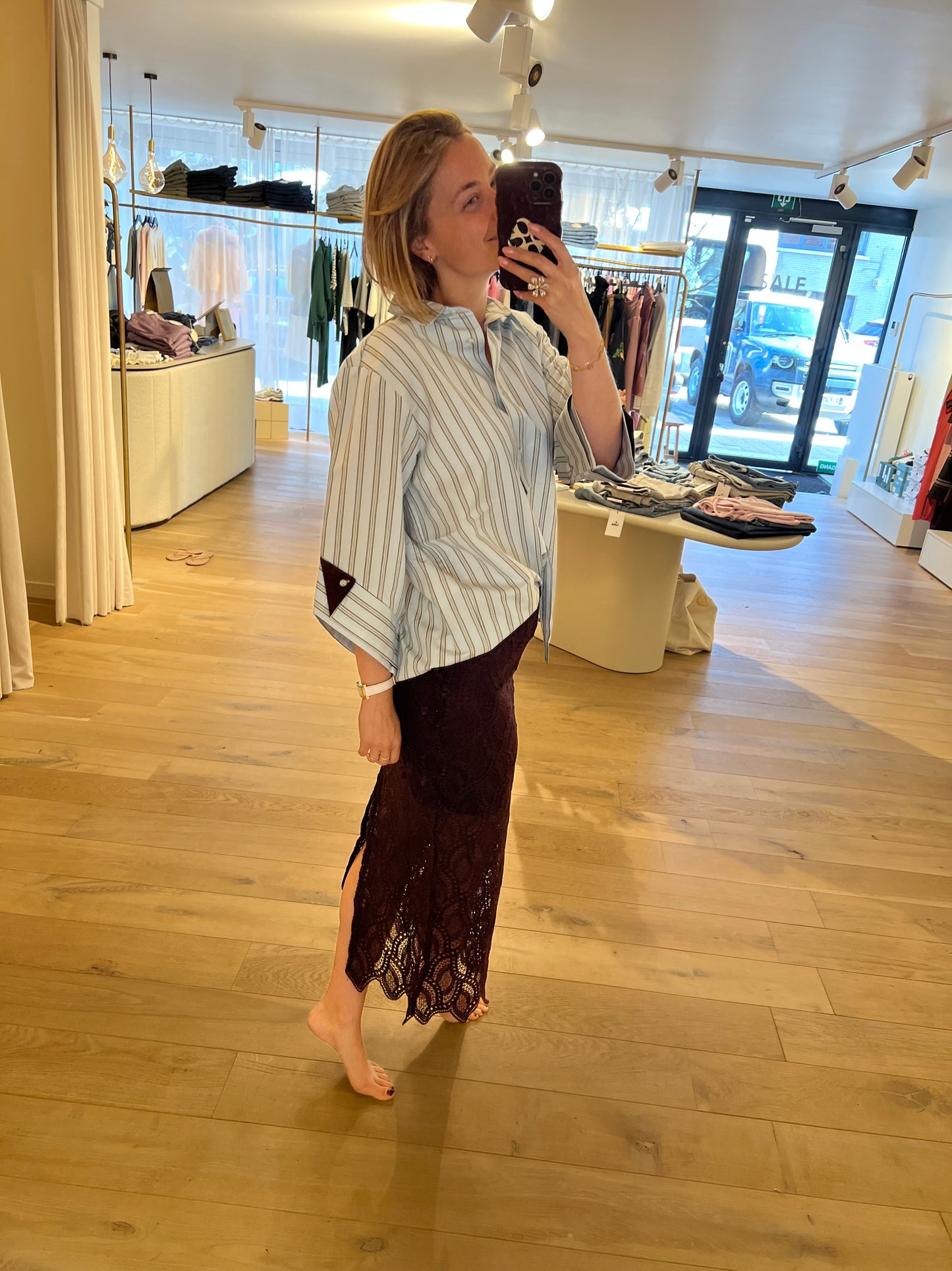 Ciana Skirt Burgundy