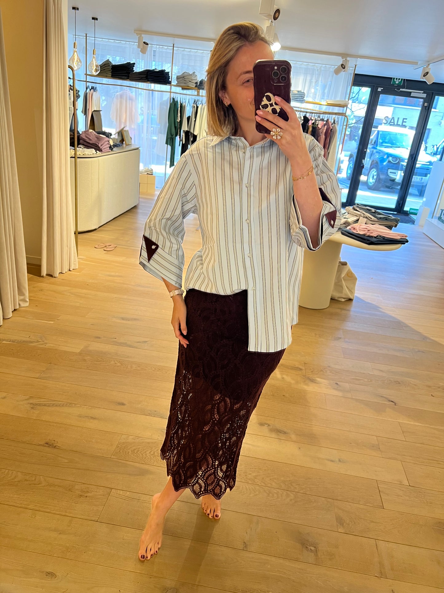 Ciana Skirt Burgundy