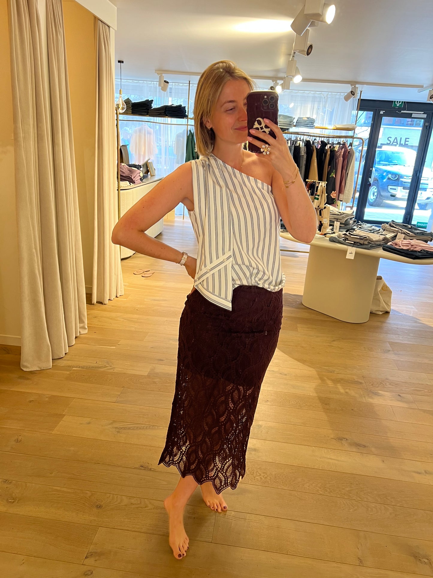Ciana Skirt Burgundy