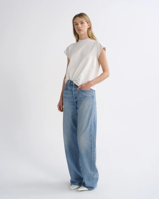 Vintage Loose mid blue worn