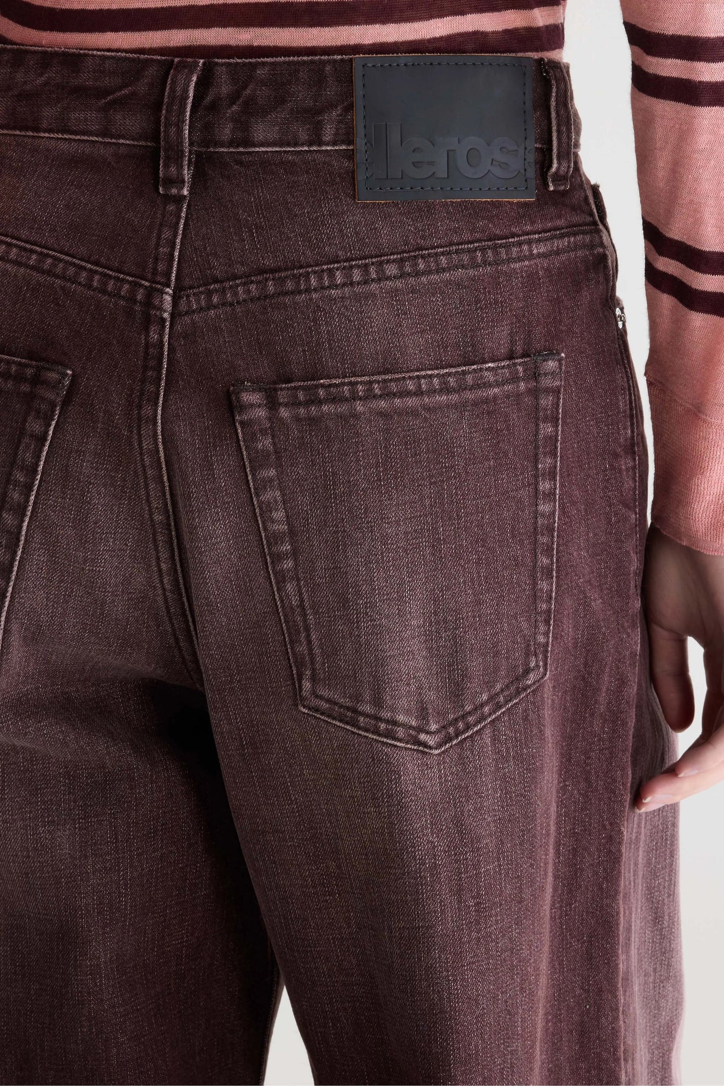 Perl Jeans Used Burgundy