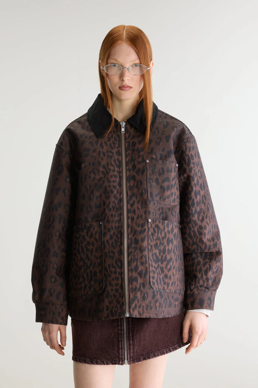 Jaimee Jacket Brown/burgundy