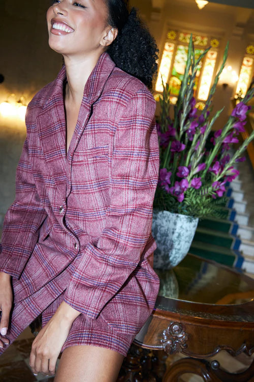 Bosscras blazer Cherry check