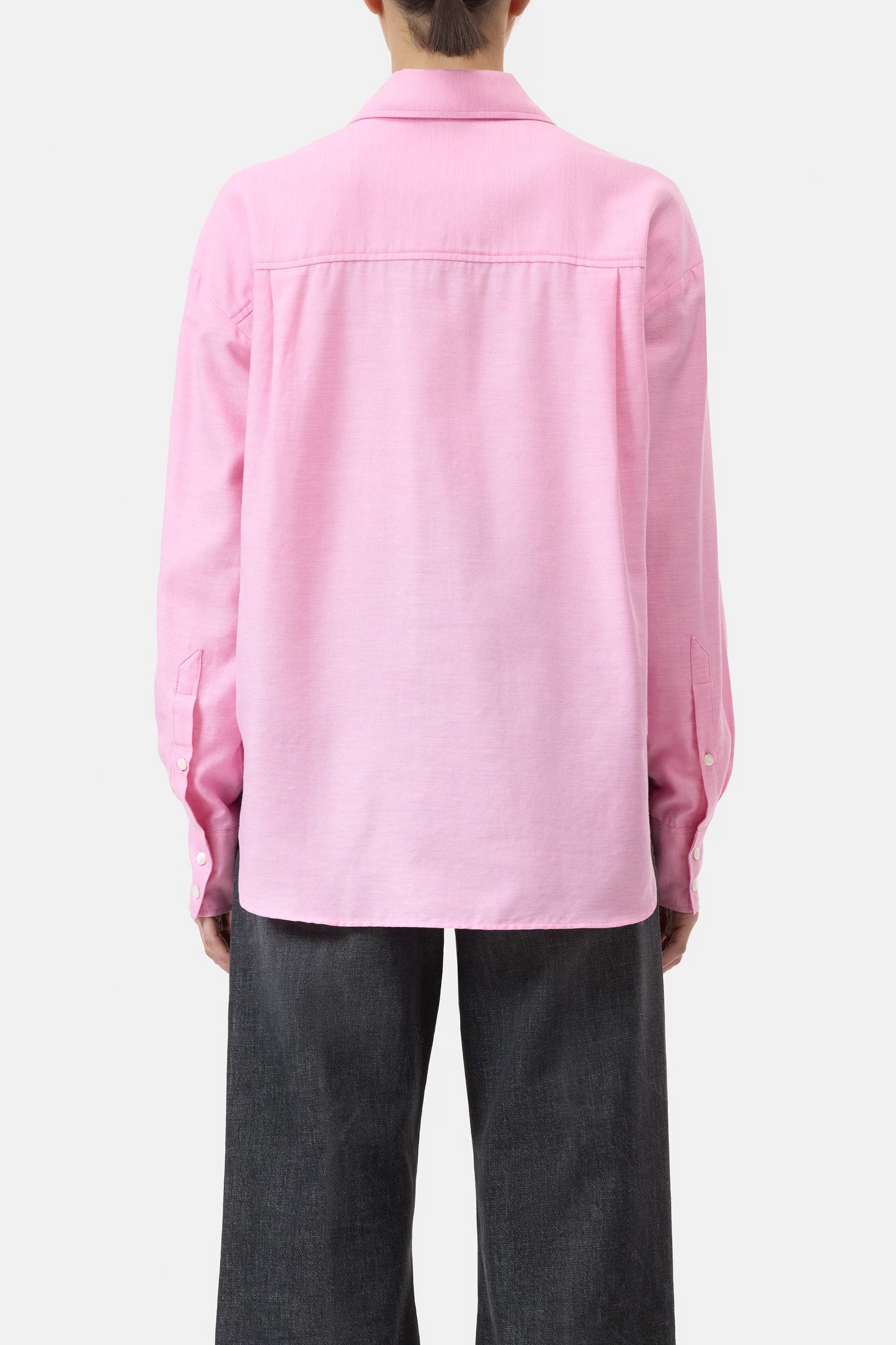 C94240 Oversized shirt Flamigo pink