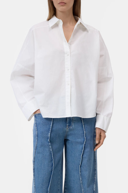 Embroidered Shirt White