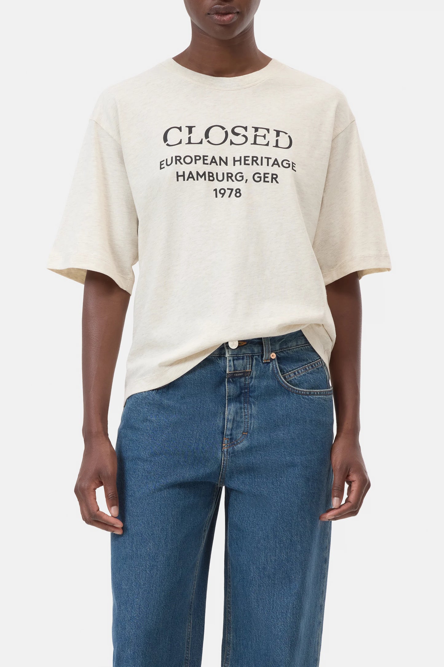 Relaxed T-shirt C95203 Beige