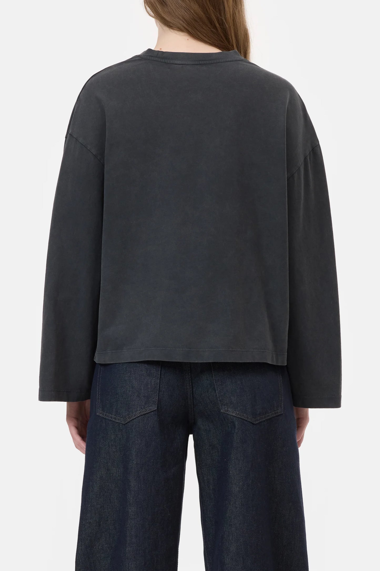 Crewneck longsleeve Dark grey
