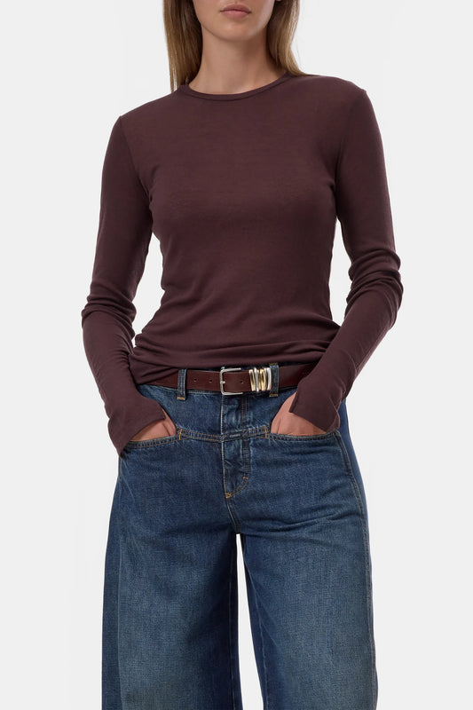 C95472 Longsleeve tee Brown