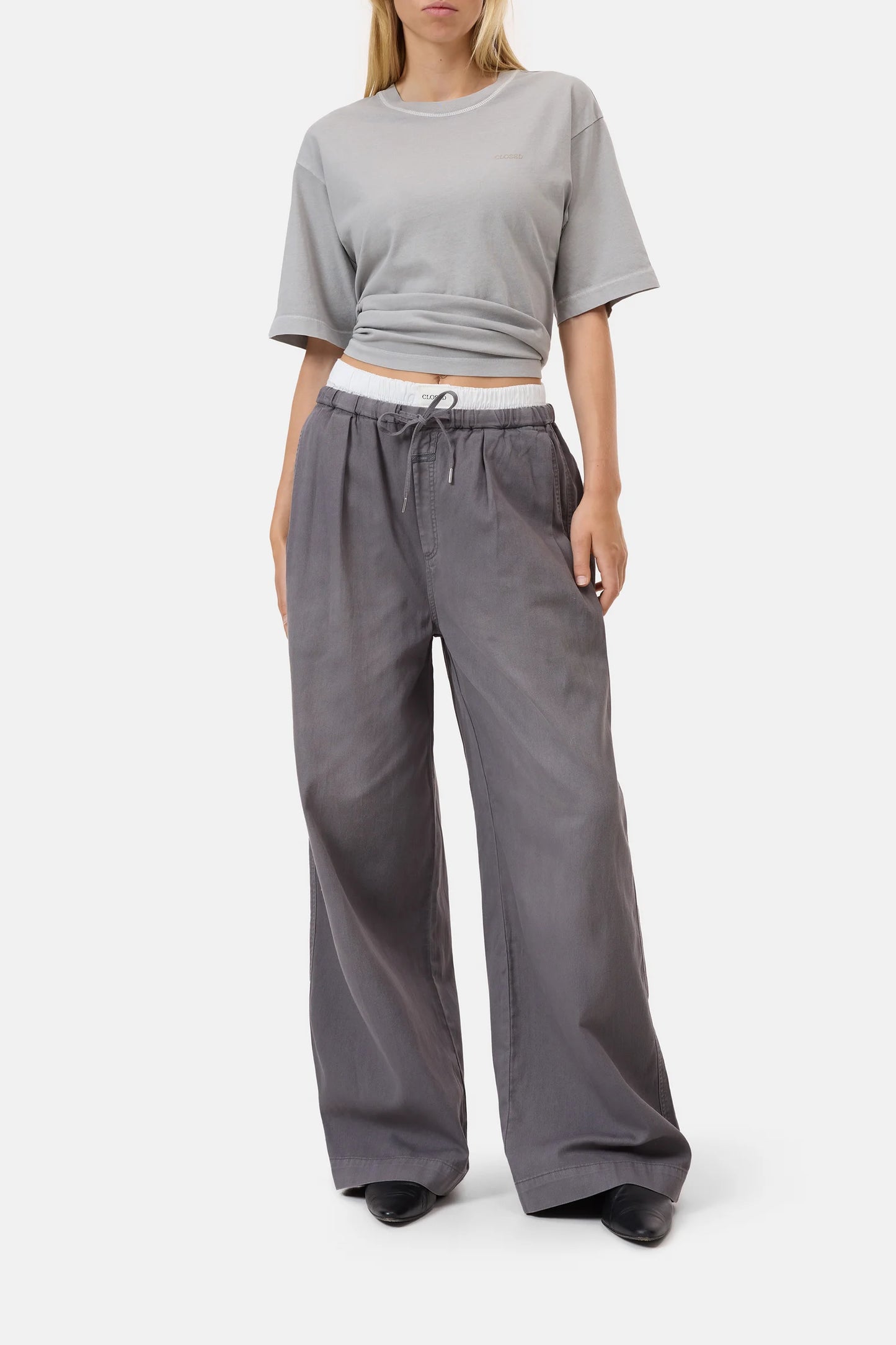 C95500 Relaxed T-shirt Mud grey