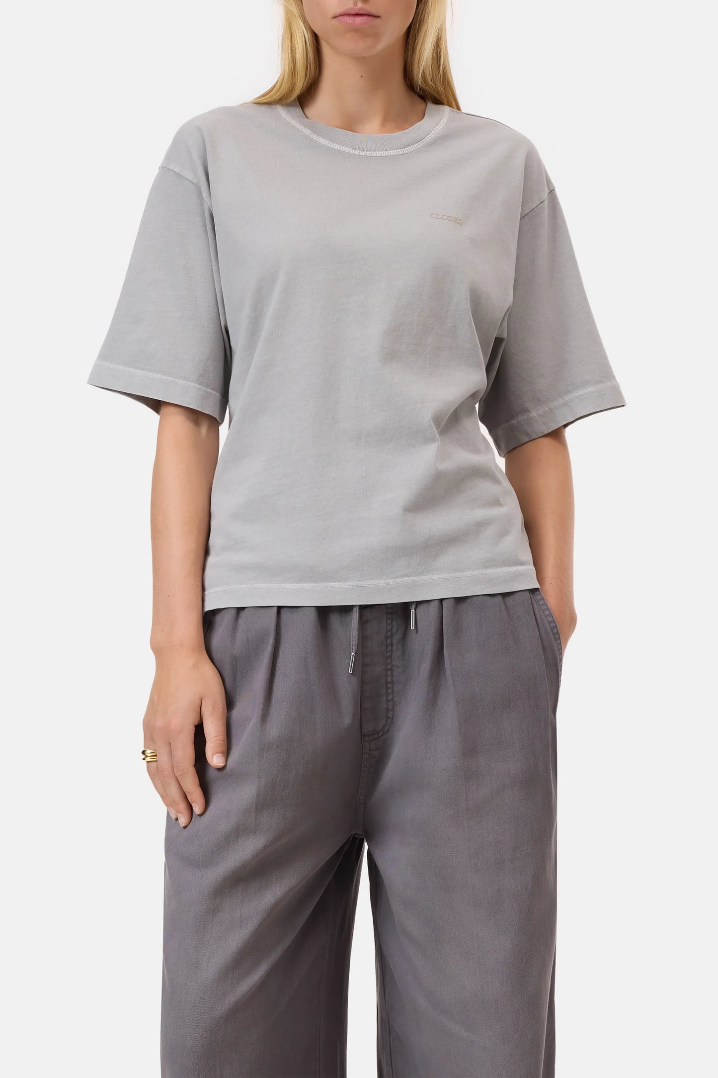 C95500 Relaxed T-shirt Mud grey