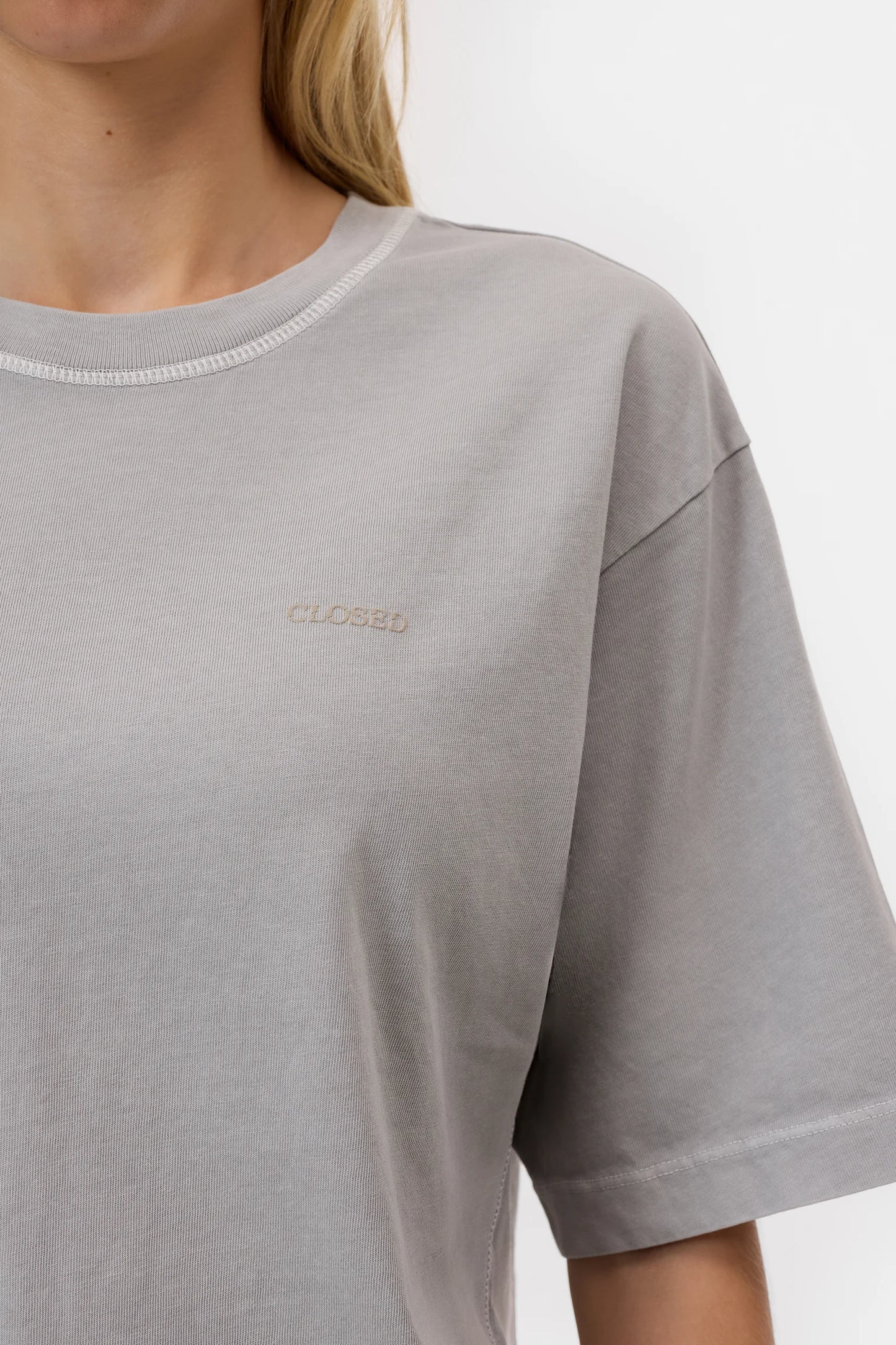 C95500 Relaxed T-shirt Mud grey