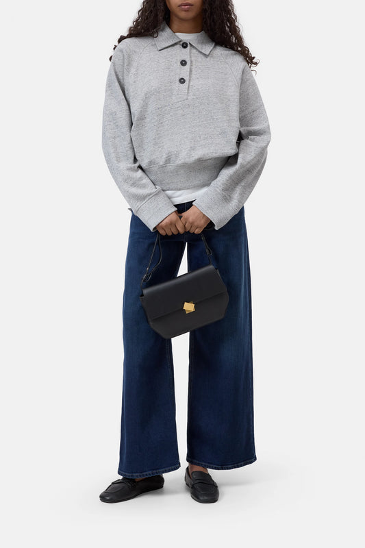 C95963 Polo sweater Light grey
