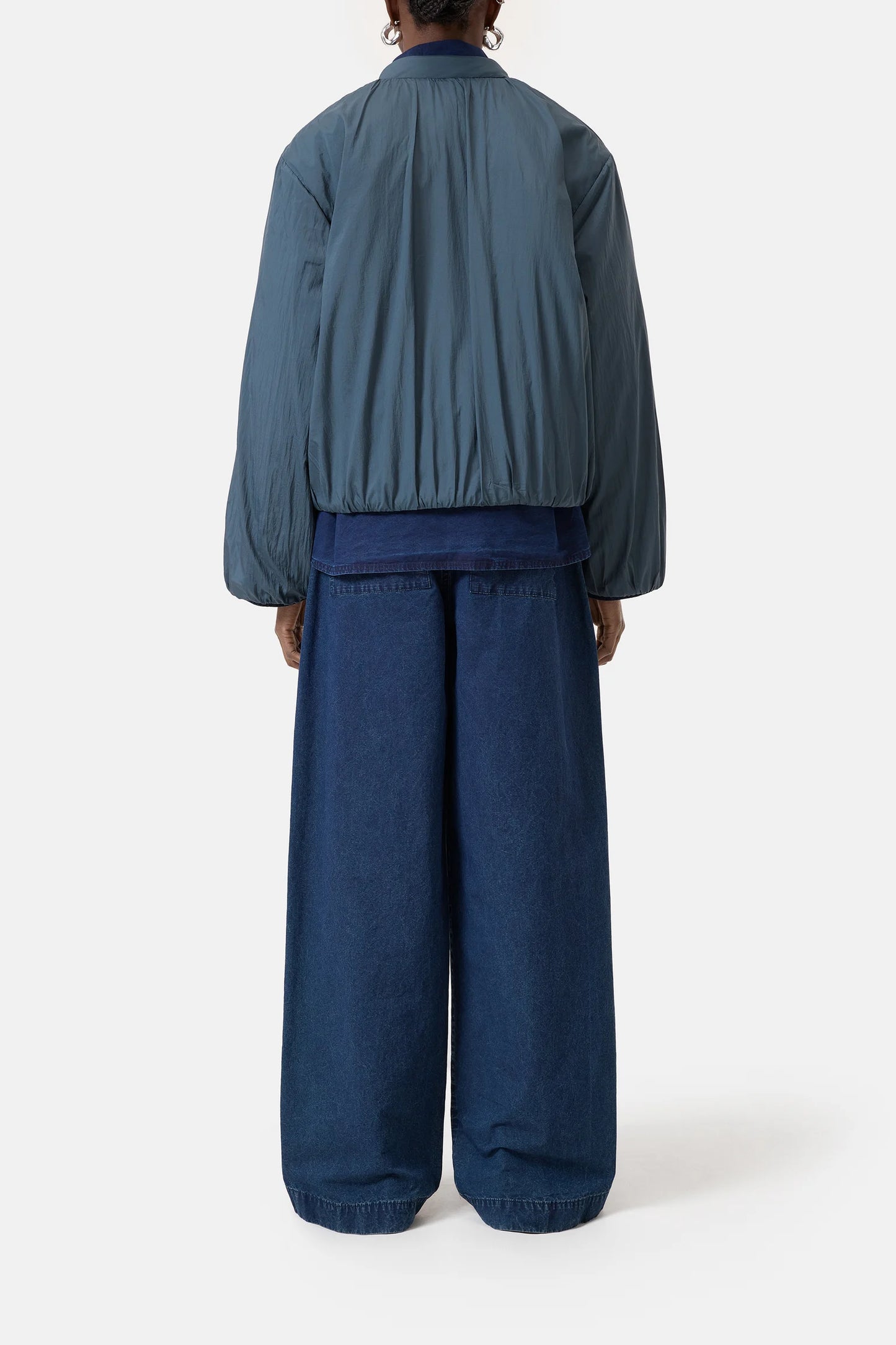 C97174 Padded blouson Graphite blue