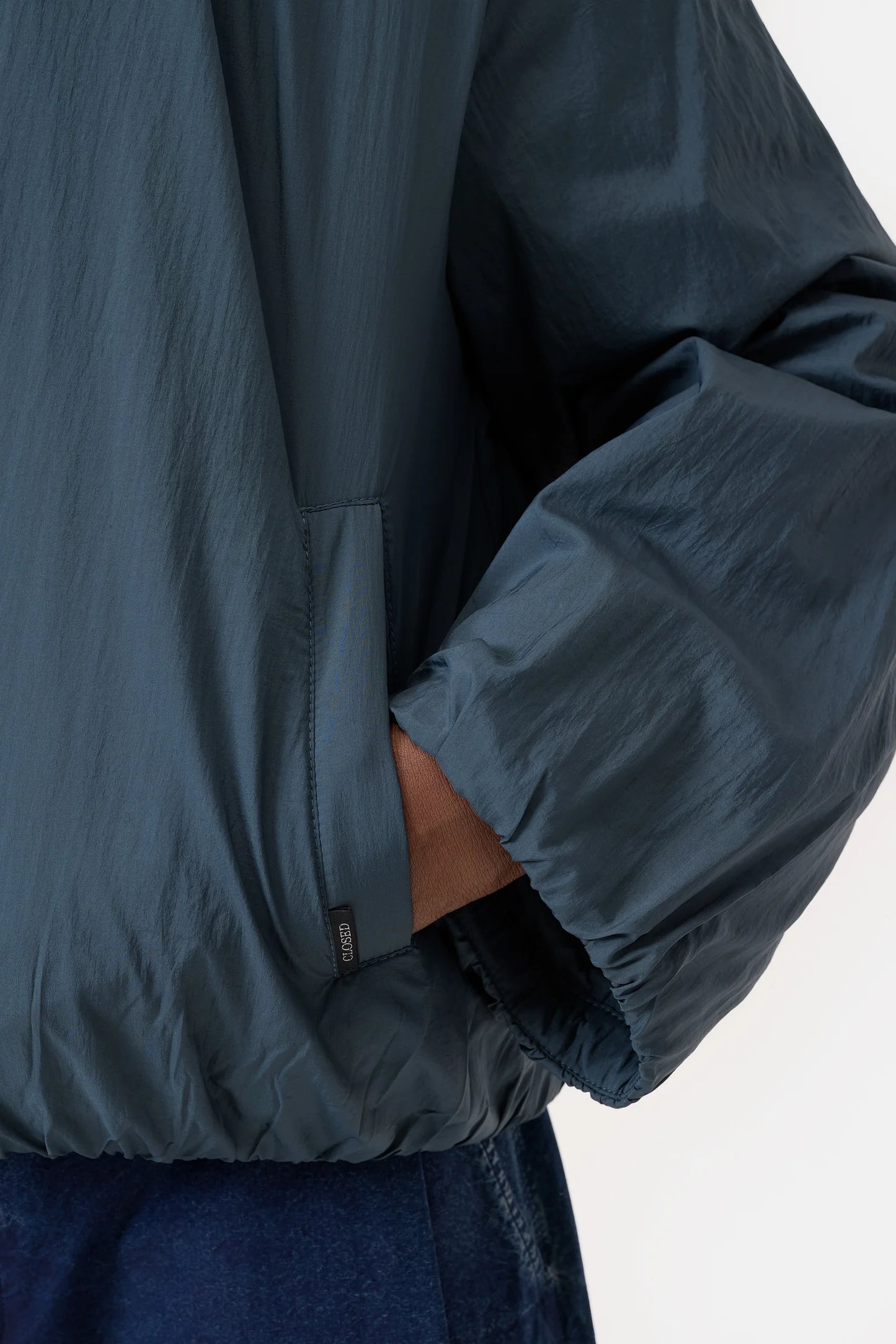 C97174 Padded blouson Graphite blue