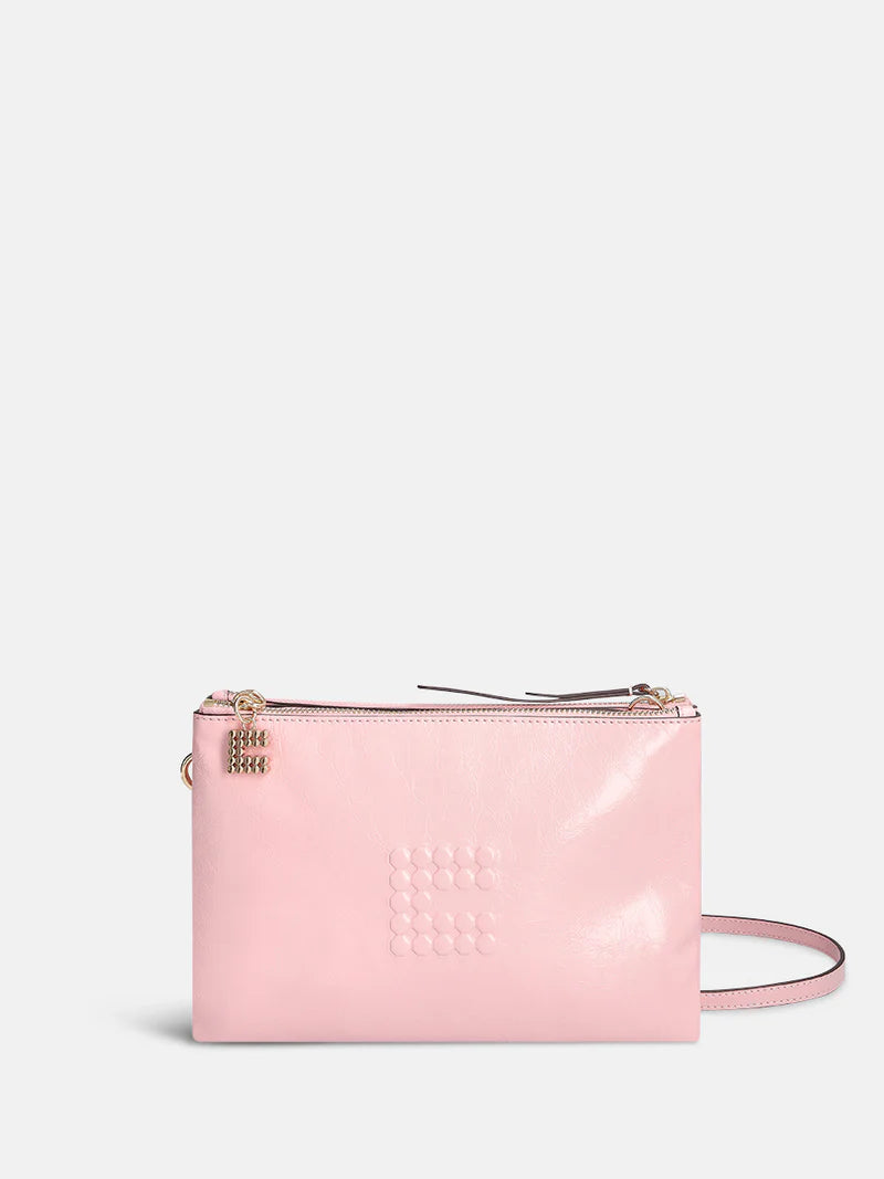 Clyde Crinkle Patent Blush Pink