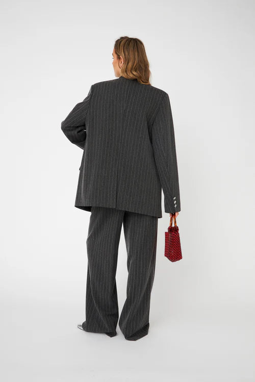 Dianacras Blazer Rhinestone Grey