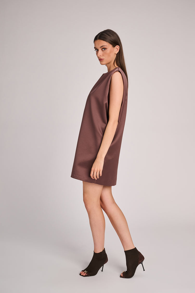 Melbourne Dress Vison Satin