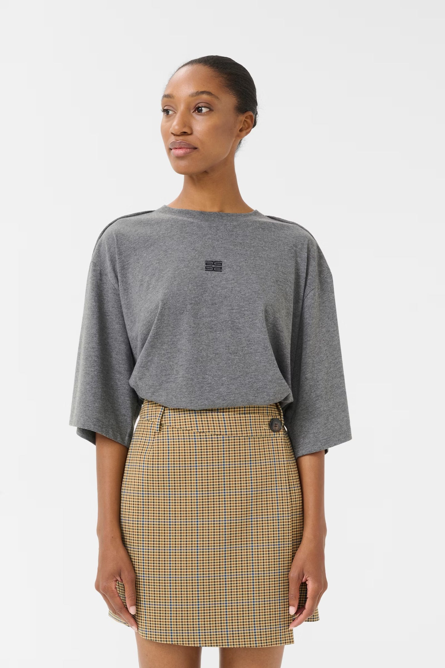 GZjilan tee Dark grey melange