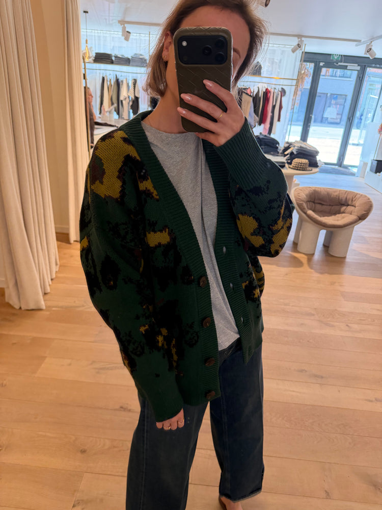 Bug Cardigan Kaki Camouflage