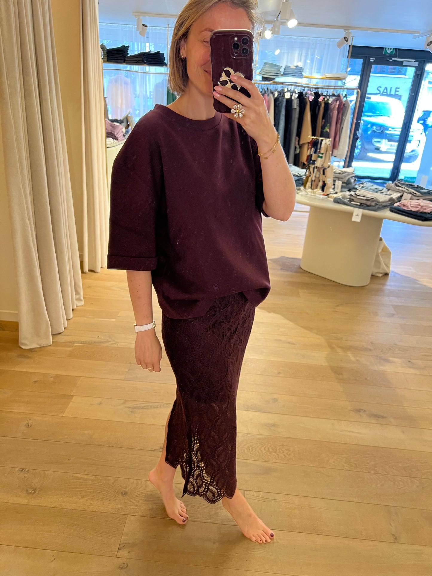 Garance Tee Burgundy