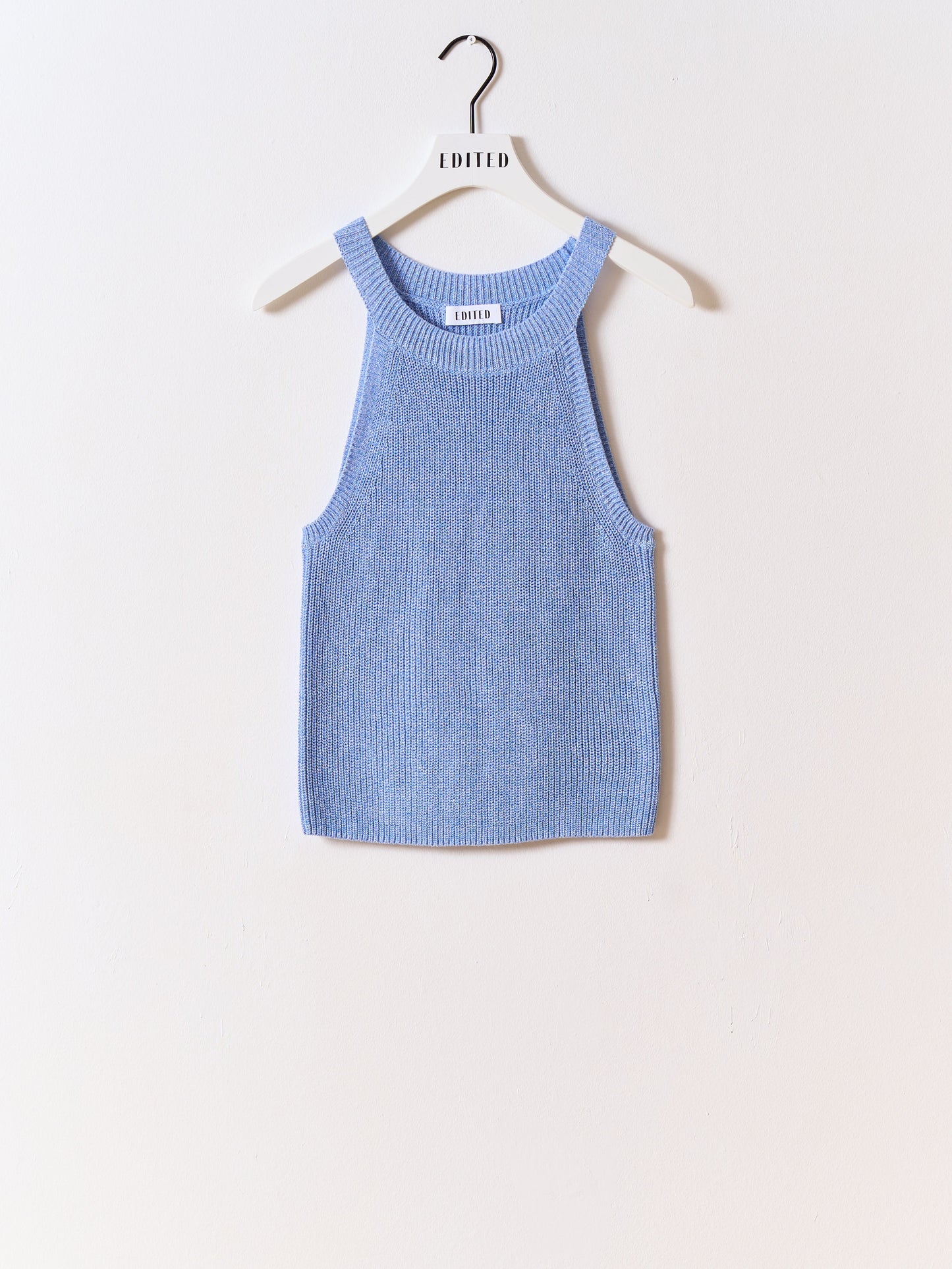 Yandra Knit Top Papyrus + Sodalite Blue