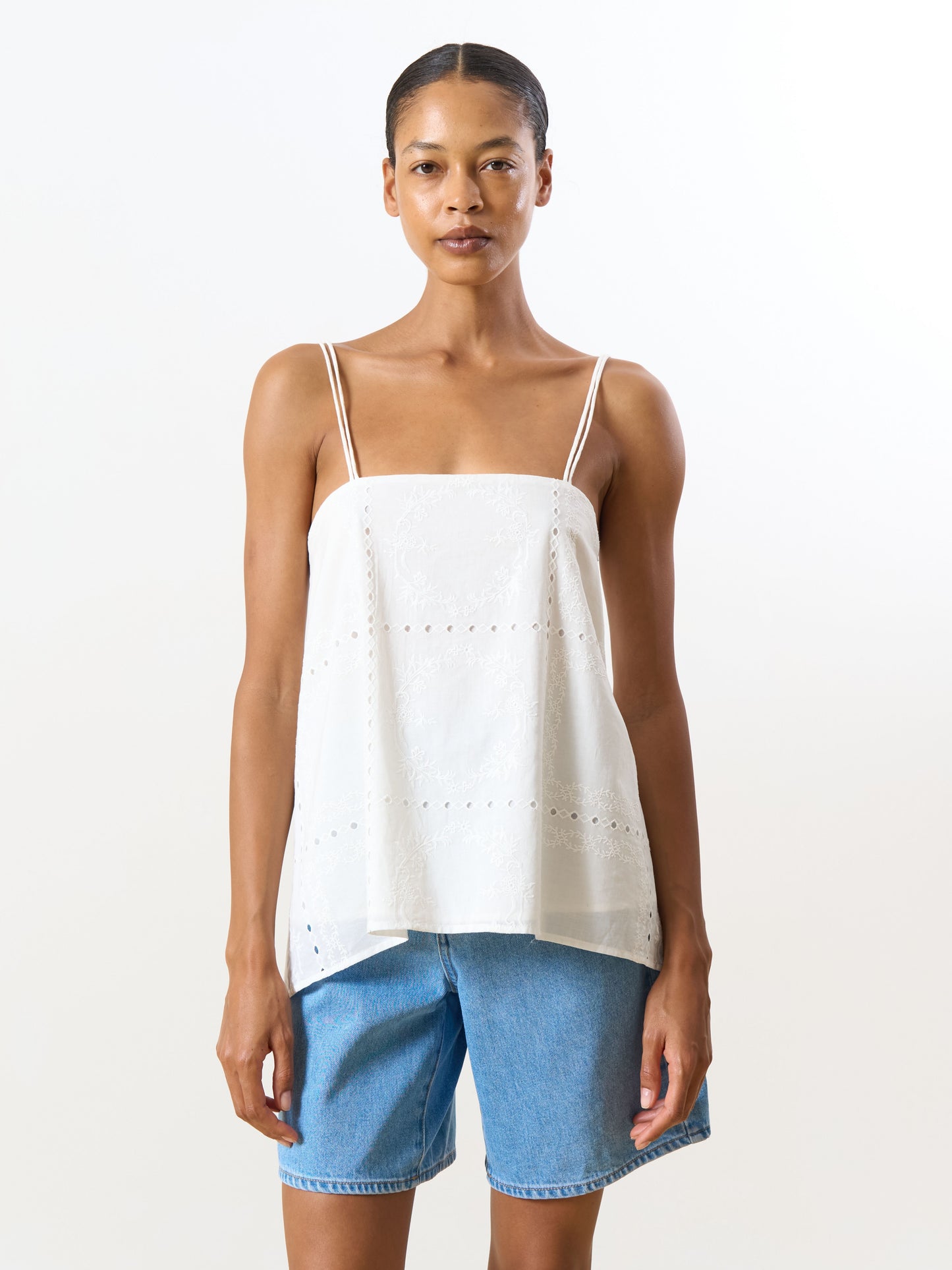 Reese top Optic white
