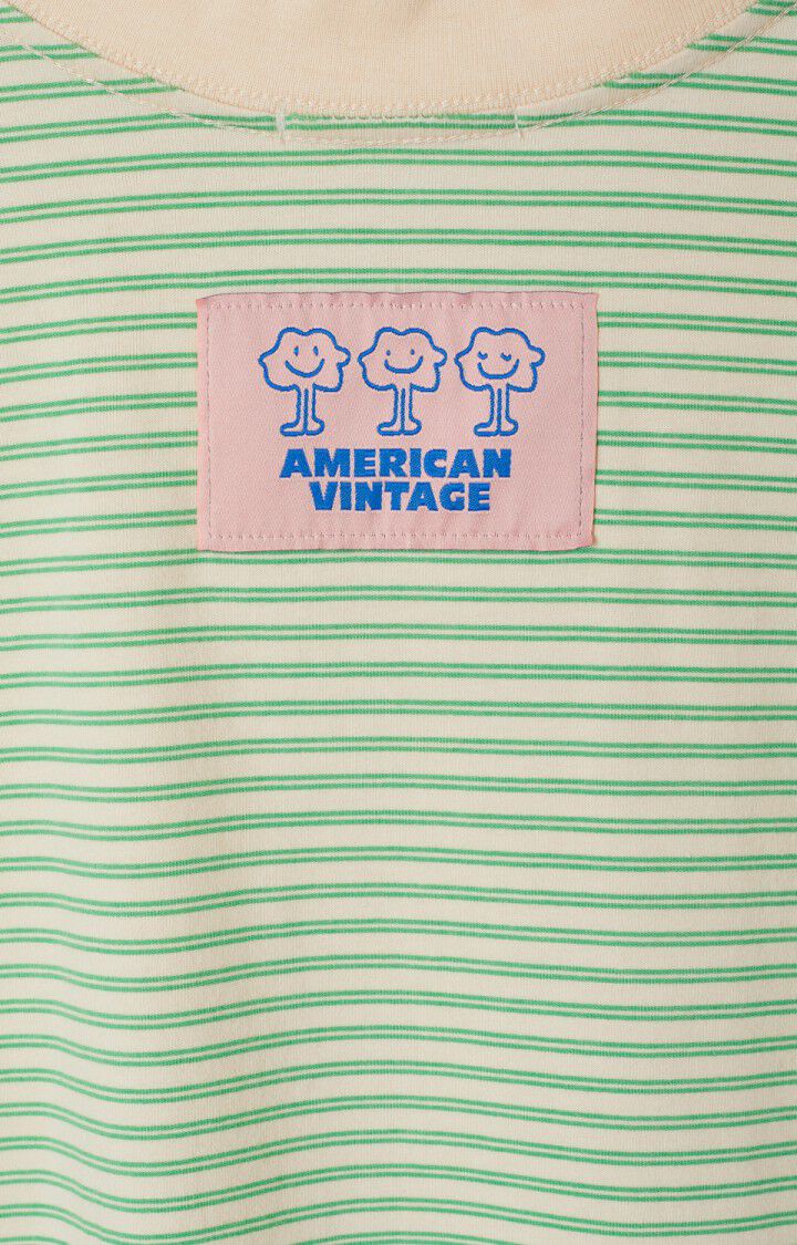 GIX02 Tee Green stripes