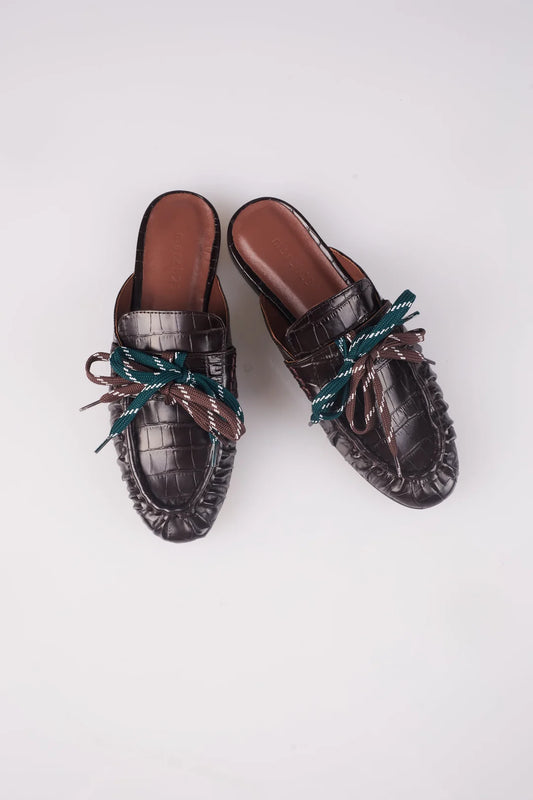 Tilly loafer chocolat croco
